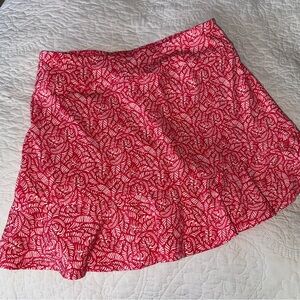 Tommy Bahama Coral/White Patterned Women's Active/Beach Skort
